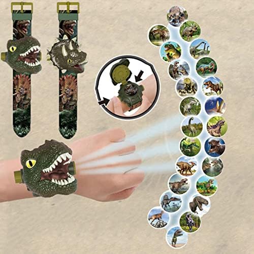 RAYCHY Dinosaur Watch Flashlight Projector Toys Animal Pattern Torch Educational Toys Gift