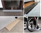 100cm Ramp Mat for Thresholds, Indoor Plastic Ramp Mat for Step Transition, Suitable for Robot Vacuums/Floor Scrubbers.(Gray,100 * 18 * 3cm)