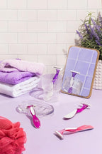 BIC Soleil 3 Scented Women's Disposable 3-Blade Razors, Calming Lavender Scent and Vitamin E Moisture Strip, 10-Pack