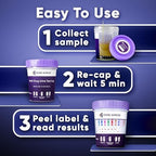 Prime Screen® Multi-Drug Urine Test Cup - 12 Panel Drug Test - Instant Testing Marijuana (THC),OPI,AMP, BAR, BUP, BZO,COC, mAMP, MDMA, MTD, OXY, PCP - [5 Pack]