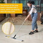 Dust Mop 36 inch Commercial for Hardwood Floor Cleaning Heavy Duty Industrial Dry Mop for Hotel, Office, Garage, Household Dust Sweeping