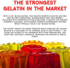 Premium Unflavored 300° Bloom Beef Gelatin Powder 8oz (226g) | Thickening Agent | Grenetina en Polvo Sin Sabor | Swiftly Solidifies, Stabilizes, and Enhances for Culinary & Baking Endeavors. IMPORTED FROM MEXICO (4oz)