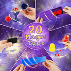 Magic Kit, Magic Tricks Includes Magic Wand and Magician Costume, Exciting Starter Magic Set Gift for Boys Girls Ages 6-12, Magic Tricks for kids, Perfect for Christmas, Halloween, and Birthday