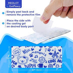 LotFancy Fever Patch for Kids, 22 Sheets, Fever Reducer, Baby Cooling Pads, Gel Cool Patch for Fever, Headache Relief, 4.7 x2 Inch