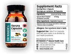 DR WAKDE's Varuna Capsules (Crataeva nurvula, 60 Veg Caps, Plant-Based Supplement, Ayurvedic Herb, All Natural, Vegan)