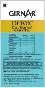Girnar Detox Green Tea - Desi Kahwa (36 Tea Bags)