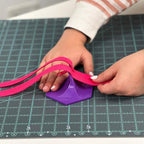 Zipper Jig Purple by The Gypsy Quilter
