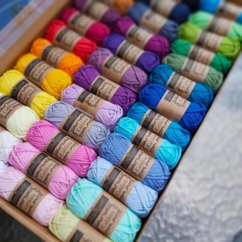 Scheepjes Cahlista Colour Pack 109 x 15g (25m) Cotton Mini Skeins for Crochet and Knitting, Pack of 1