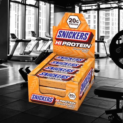 Snickers HI-Protein Bars - 12 X 55g - Peanut Butter Flavour