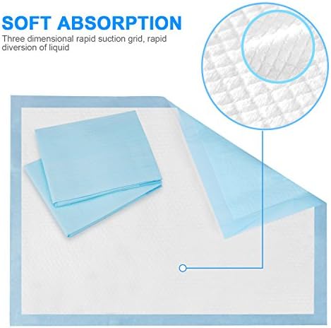 Baby Disposable Changing Pad, 100Pack Soft Waterproof Mat, Portable Diaper Changing Table & Mat, Leak-Proof Breathable Underpads Mattress Play Pad Sheet Protector(13'' 18'')