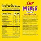 Eggo Minis Frozen Pancake Bites, Frozen Breakfast, Breakfast Food, Chocolatey Chip, 8.4oz Box (5 Pouches)