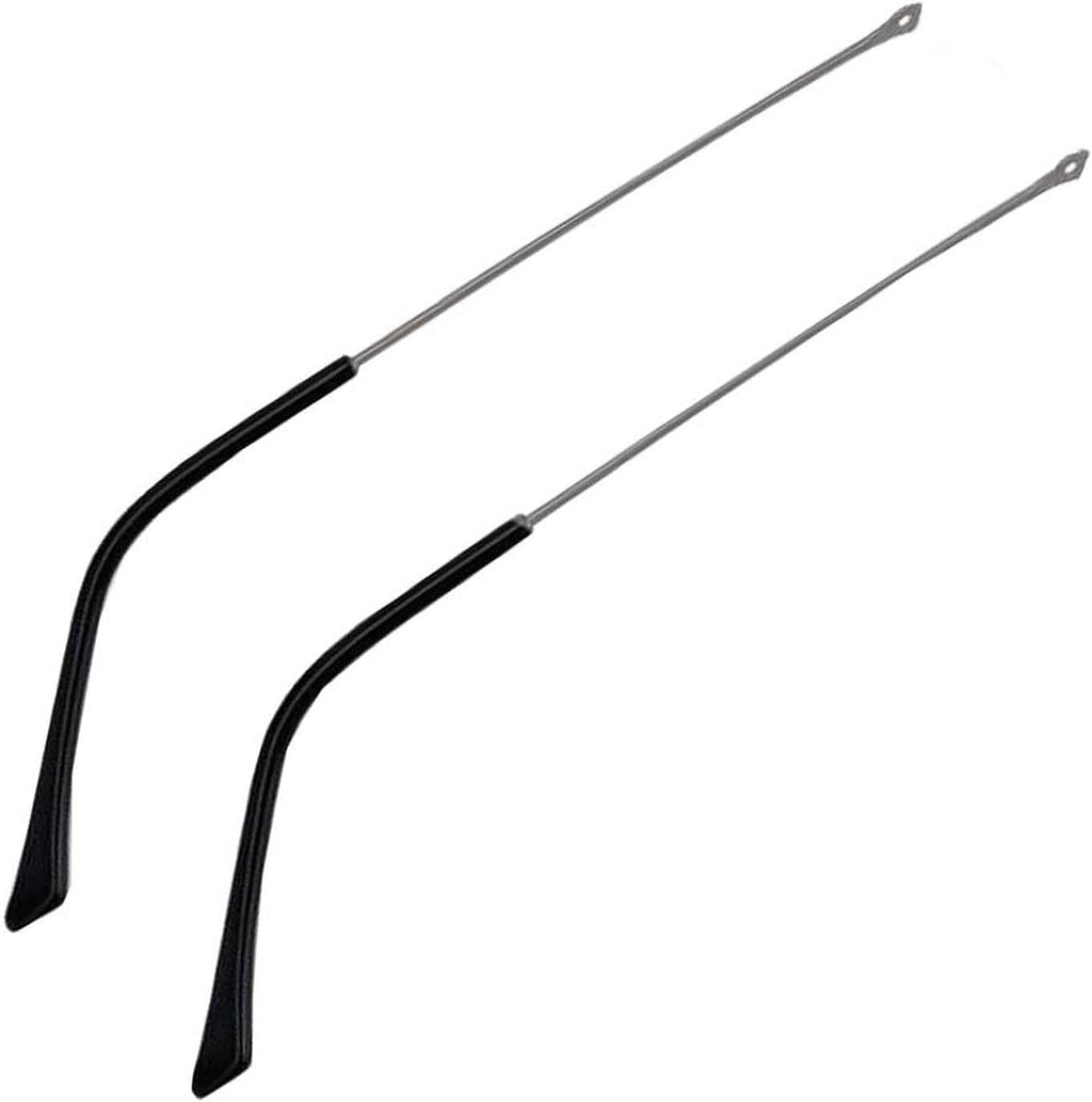 1 Pair Metal Frame Arms Legs Replacement Temple Arm for Eyewear Eyeglasses, Grey