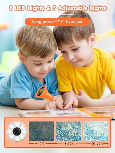 Microscope for Kids, 1000X Handheld Digital Miniscope with 2.0" Screen, Portable Pocket Microscope Education Toys Christmas Gifts for Age 3 4 5 6 7 8 9 10 Girls Boys