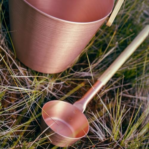 Copper Aluminum & Bamboo Sauna Ladle