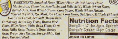 Bob's Red Mill, Grain Bread Mix, 19 oz