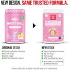 BIOSTEEL Zero Sugar Hydration Mix, Great Tasting Hydration with 5 Essential Electrolytes, Pink Lemonade, 45 Servings per Tub
