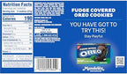 OREO Fudge Covered Chocolate Sandwich Cookies, 7.9 oz
