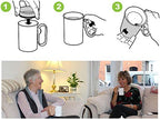 NRS Healthcare Hand Steady Mug with Easy Drinking Cup Aid
