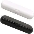 2 Pcs Electric Toothbrush Travel Case, Portable Travel Toothbrush Holder for Electric Toothbrush Set (White and Black)