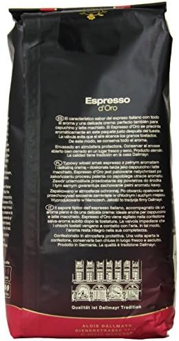 Dallmayr Espresso d'Oro Whole Bean Coffee, 17.6 Ounce