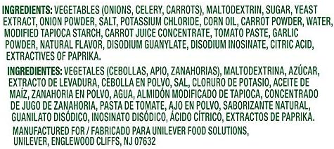 Knorr Professional Ultimate Low Sodium Vegetable Paste Base Gluten Free, Vegetarian, No Artificial Flavors or Preservatives, No MSG added, Colors from Natural Sources, 1 Pound (Pack of 6)