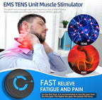 Mini Massager,Rechargeable Intelligent TENS Unit Muscle Stimulator for Pain Relief - FSA or HSA Eligible Deep Tissue EMS Massager Management for Back, Neck, Arm Electronic Pulse Machine