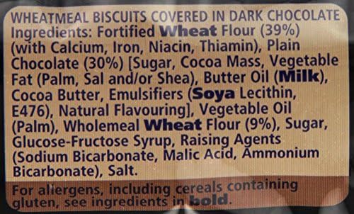 McVities Plain Chocolate Digestives 10.5 oz - 300g