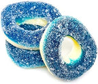 SweetGourmet Gummy Blue Raspberry Rings | Gummi Candy | 2 Pounds