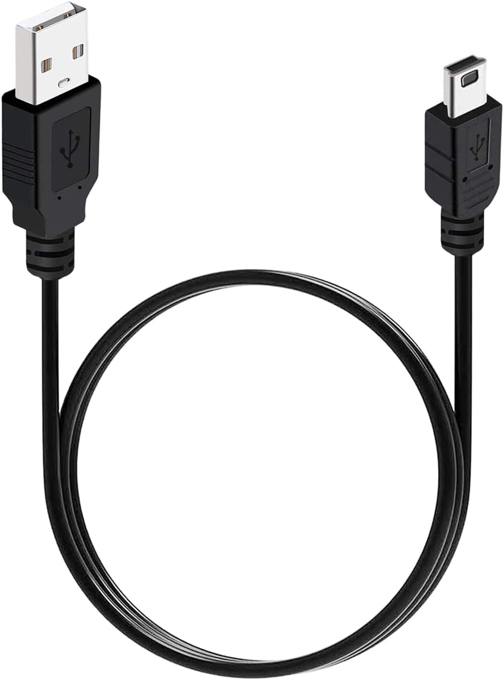 3FT Charger Cable Cord for OneTouch Verio IQ Blood Glucose Monitoring System Meter(Not for OneTouch Verio Flex Models), PS3 Controller, MP3, Dash Cam, Garmin GPS USB A to Mini-b Data Transfer Cable