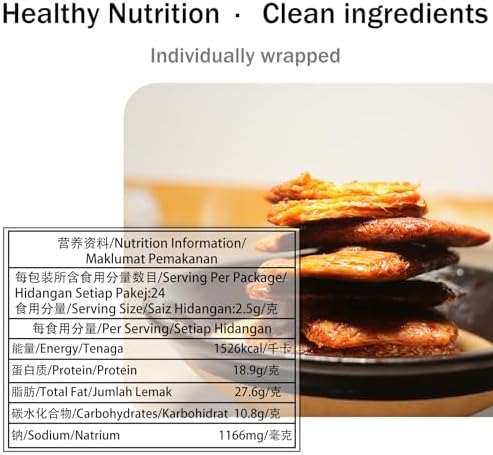 Hand Torn Spicy Dried Tofu Snacks - Chinese Bean Curd, 4 Flavors Variety Pack, 20 Individual Bags (1.23lbs)- food in production date instead of an expiration date printed on the package
