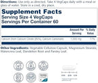 Solaray Calcium Citrate 1000mg - Chelated Calcium Supplement - Supports Bone Strength and Healthy Teeth - Easy to Digest - Vegan - 60 Servings, 240 VegCaps