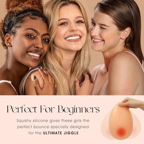 Vollence Silicone Breast Forms Fake Boobs for Mastectomy Prosthesis Transgender