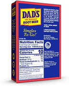 Dad's Old Fashioned Root Beer Singles To Go Sugar Free Powder Drink Mix 6 Sticks Per Box, 12 Boxes (72 Total Sticks)