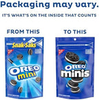 OREO Minis Chocolate Sandwich Cookies, 8 oz