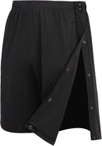 Tear Away Shorts for Men Post Surgery Adaptive Clothing Wide Leg Snap Loose Fit Shorts