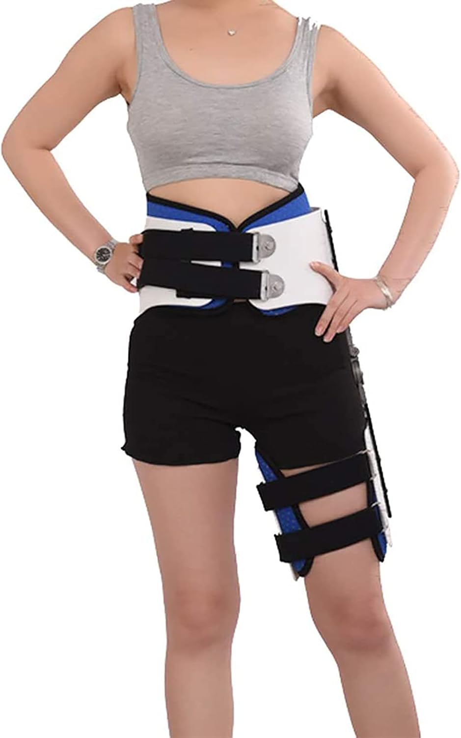 Hip Bone Support Femoral Thigh Fracture Head Injury Rehabilitation Orthosis Stabilizer and Groin Extremely Comfortable Adjustable Support Frame (child