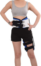 Hip Bone Support Femoral Thigh Fracture Head Injury Rehabilitation Orthosis Stabilizer and Groin Extremely Comfortable Adjustable Support Frame (child