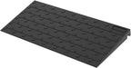 Rubber Wheel Chair Threshold Ramp - Heavy Duty Non-Slip Mobility Ramp for Doorways & Steps, 1"/1.5"/2"/2.5"/3"/3.5"/4" Rise Options (Height - 2 inch)