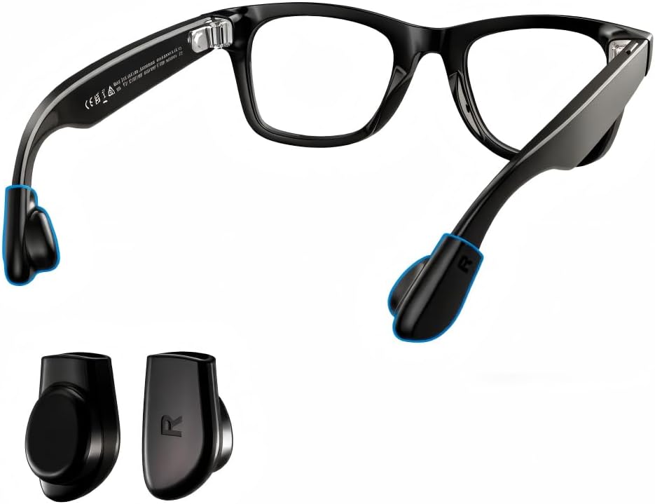 Eyeglass Ear Grip Compatible with Ray-Ban Meta Wayfarer/Skyler/Headliner & Gen 2 Smart Glasses Accessories, Anti-Slip Silicone Elastic Eyeglasses Retainers - Secure Fit for Sports & Daily Wear(1 Pair)