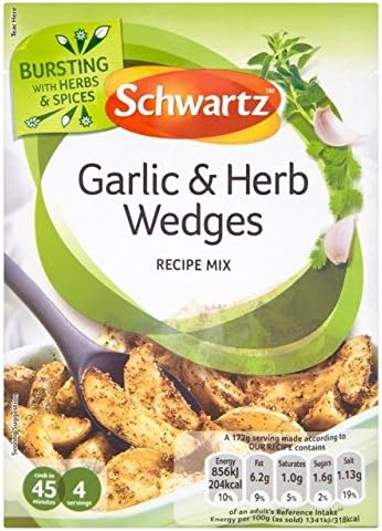 Schwartz Pot Garlic & Herb Wedges 38g - Pack of 2