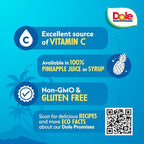 Dole Pineapple Slices in Heavy Syrup - Dole Canned Fruit - Rich Source of Vitamin C - 20 oz Cans - 12 Pack