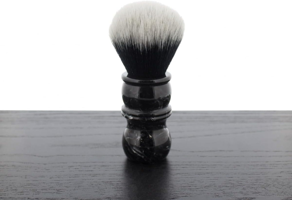 Yaqi Black Marble Handle Synthetic Shaving Brush