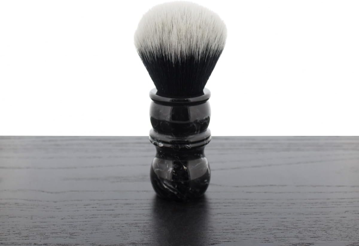 Yaqi Black Marble Handle Synthetic Shaving Brush