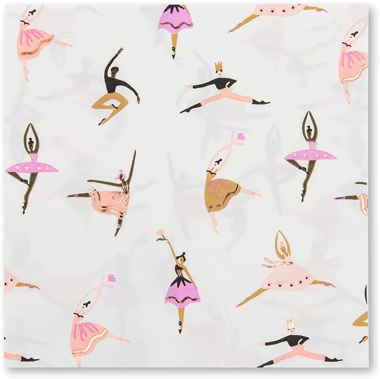Daydream Society Pirouette Large Paper Party Napkins, Pack of 16