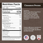 HUDSON PECAN COMPANY: Cinnamon Candied Pecans | Georgia Grown Family Owned. Cinnamon & Sugar Candy Coated, Expertly Baked to Perfection, (Perfect for Salads, Baking, Snacking & Gifting), 8oz