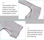 VICASKY Adjustable Shoulder Support Brace - 1PC Compression Sleeve with Stabilizing Strap for Gym, Fitness & Athletic Injury Prevention, Pain Relief & Warmth, Unisex for Men & Women