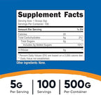 Nutricost D-Ribose Powder 500 Grams - 5000mg Per Serving, Non-GMO (500 Grams)