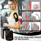Kinesiology Tape, Precut Athletic Sports Tape 40 Strips (2 Rolls), Waterproof Breathable Muscle Tape for Pain Relief & Joint Support