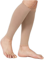 Presadee Kid’s Edition Shin Leg Calf 15-20 mmHg Med Compression Support Active Gym Running Sports Sleeve (Nude, S/M)