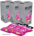Bolero- Sugar Free Drink Mix Packets Banana & Strawberry Fruit Flavors | Powdered Flavored Water Packets | 36 Small Sachet On The Go Packets